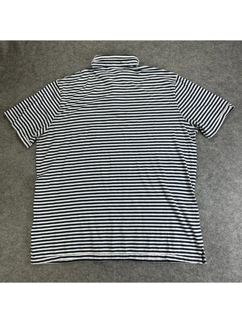 Polo Ralph Lauren Polo Shirt Mens XL Blue Gray Striped Classic Fit Pony Pocket - Picture 2 of 12
